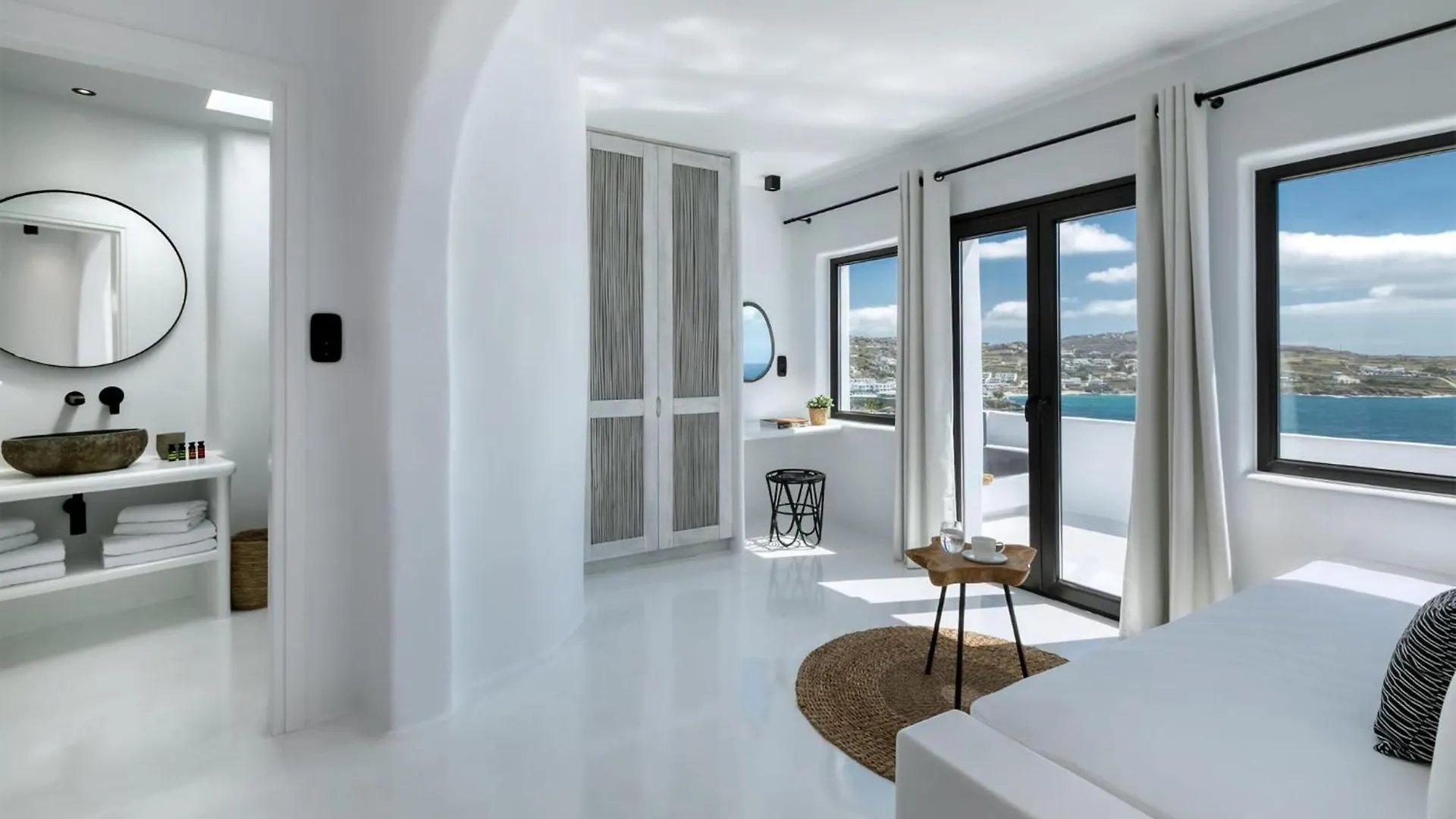 Magnificent Mykonos Villa Villa Rikei 5 Bedrooms Unique Aegean Sea Views Private Infinity Pool Outdoor Jacuzzi Psarou Beach Psarou (Mykonos)